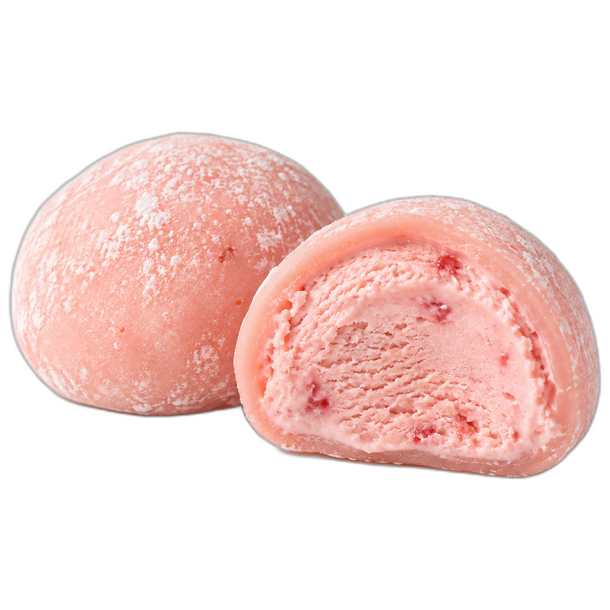 Vegan Strawberry Ice Cream Mochi (2 pcs)